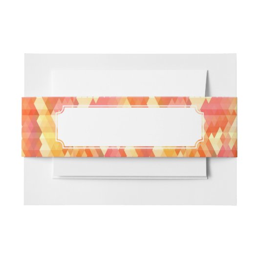 Geometrisches Muster 1 Einladungsbanderole (Vorderseite Beispiel)