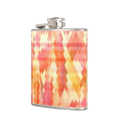 Geometrisches Muster 1 Flachmann (Links)