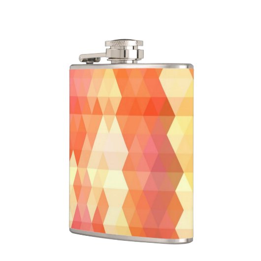 Geometrisches Muster 1 Flachmann (Links)