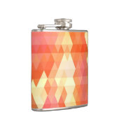 Geometrisches Muster 1 Flachmann (Rechts)