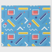 Geometrisches Muster 1 Geschenkpapier (Flach)