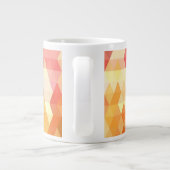 Geometrisches Muster 1 Jumbo-Tasse (Rückseite)