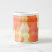 Geometrisches Muster 1 Jumbo-Tasse (Vorderseite)