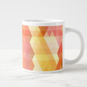 Geometrisches Muster 1 Jumbo-Tasse (Rechts)