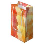 Geometrisches Muster 1 Kleine Geschenktüte (Vorderseite Schrägansicht)