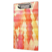 Geometrisches Muster 1 Klemmbrett (Links)