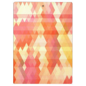 Geometrisches Muster 1 Klemmbrett (Rückseite)