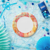 Geometrisches Muster 1 Pappteller (Party)