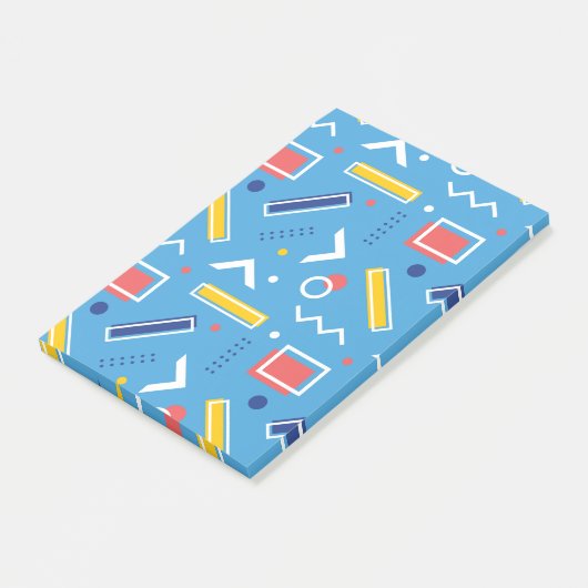 Geometrisches Muster 1 Post-it Klebezettel (angewinkelt)