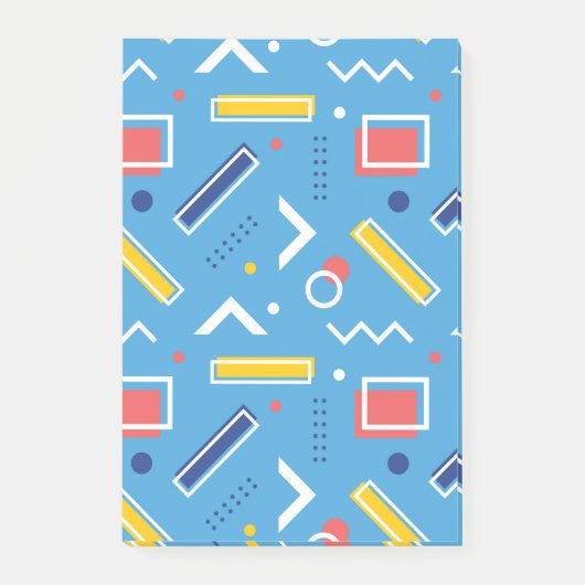 Geometrisches Muster 1 Post-it Klebezettel (Vorderseite)