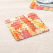 Geometrisches Muster 1 Rechteckiger Pappuntersetzer (angewinkelt)