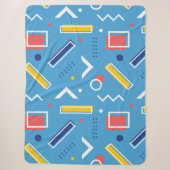Geometrisches Muster 1 Sherpadecke (Vorderseite)