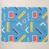 Geometrisches Muster 1 Sherpadecke (Vorderseite (Horizontal))