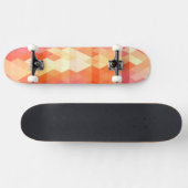 Geometrisches Muster 1 Skateboard (Horizontal)