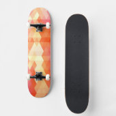 Geometrisches Muster 1 Skateboard (Vorderseite)
