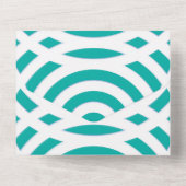 Geometrisches Muster 20 All In One Einladung (Rückseite)