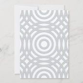 Geometrisches Muster 22 Dankeskarte (Rückseite)