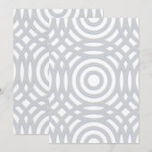 Geometrisches Muster 22 Dankeskarte (Vorne/Hinten)