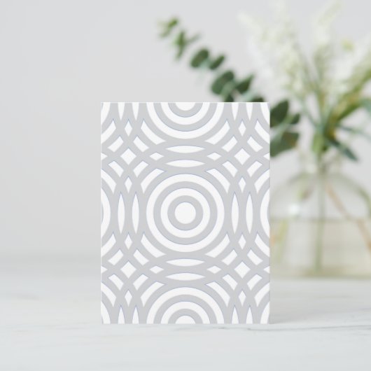 Geometrisches Muster 22 Feiertagspostkarte (Stehend Vorderseite)