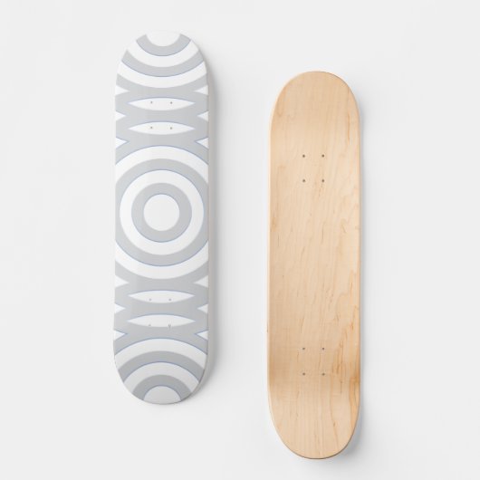 Geometrisches Muster 22 Skateboard (Vorderseite)