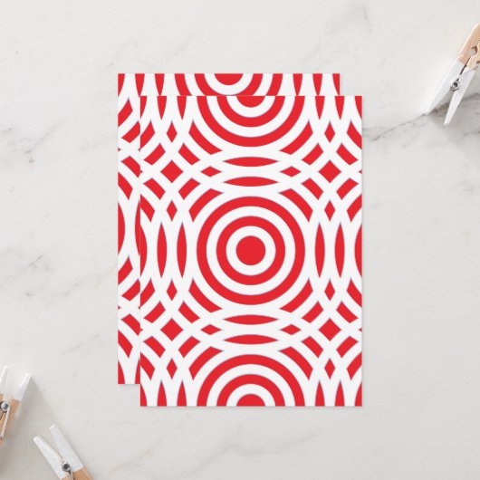 Geometrisches Muster 23 Karte (Vorderseite/Rückseite Beispiel)