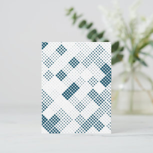 Geometrisches Muster 24 Ankündigungspostkarte