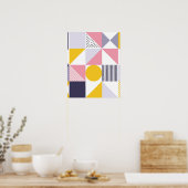 Geometrisches Muster 26 Poster (Küche)