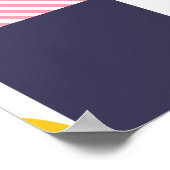 Geometrisches Muster 26 Poster (Ecke)