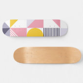 Geometrisches Muster 26 Skateboard (Horizontal)