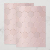 Geometrisches Muster 27 Dankeskarte (Vorne/Hinten)