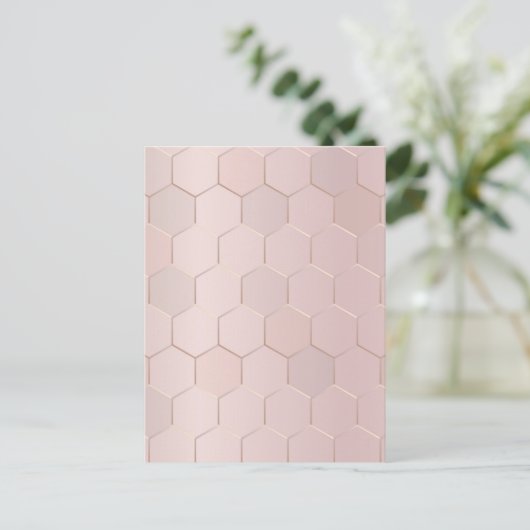 Geometrisches Muster 27 Feiertagspostkarte (Stehend Vorderseite)