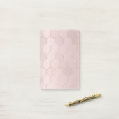 Geometrisches Muster 27 Post-it Klebezettel (Auf Schreibtisch)