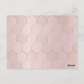 Geometrisches Muster 27 Postkarte (Rückseite)