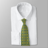 Geometrisches Muster 280514(4) Neck Tie Krawatte (Gebunden)