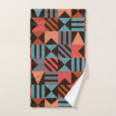 Geometrisches Muster 28 Badhandtuch Set (Handtuch)