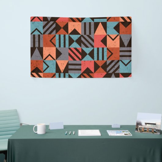 Geometrisches Muster 28 Banner (Messeveranstaltung)