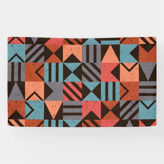 Geometrisches Muster 28 Banner (Horizontal)