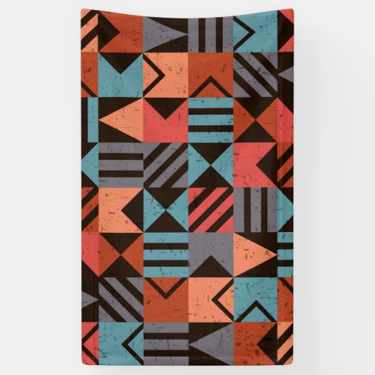 Geometrisches Muster 28 Banner (Vertikal)