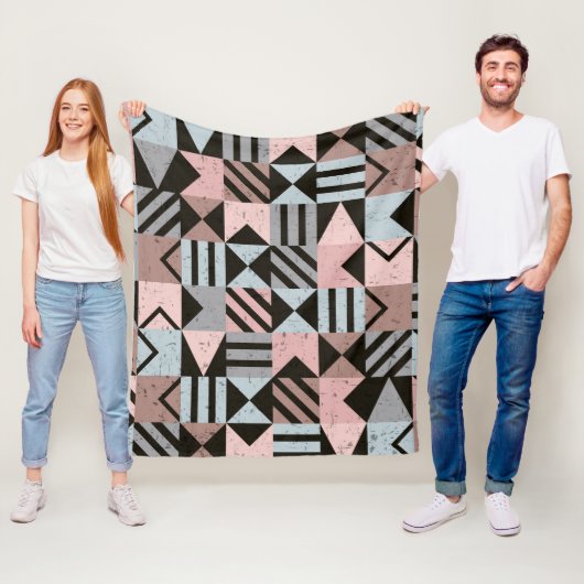 Geometrisches Muster 29 Fleecedecke (Beispiel)