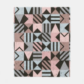 Geometrisches Muster 29 Fleecedecke (Vorderseite)