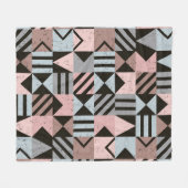 Geometrisches Muster 29 Fleecedecke (Vorderseite (Horizontal))