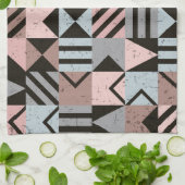 Geometrisches Muster 29 Geschirrtuch (Gefaltet)