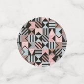 Geometrisches Muster 29 Konfetti (Klein Vorderseite)