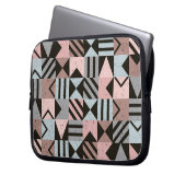 Geometrisches Muster 29 Laptopschutzhülle (Vorderseite Links)