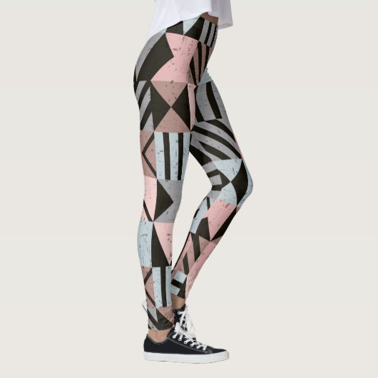 Geometrisches Muster 29 Leggings (Rechts)
