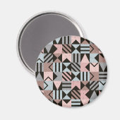 Geometrisches Muster 29 Magnet (Vorderseite/Rückseite)