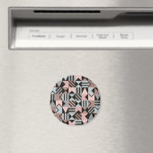 Geometrisches Muster 29 Magnet (In Situ (Geschirrspüler))