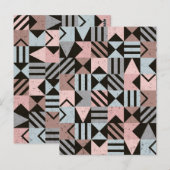 Geometrisches Muster 29 Postkarte (Vorne/Hinten)