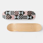 Geometrisches Muster 29 Skateboard (Horizontal)