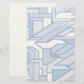 Geometrisches Muster 2 Briefpapier (Vorne/Hinten)